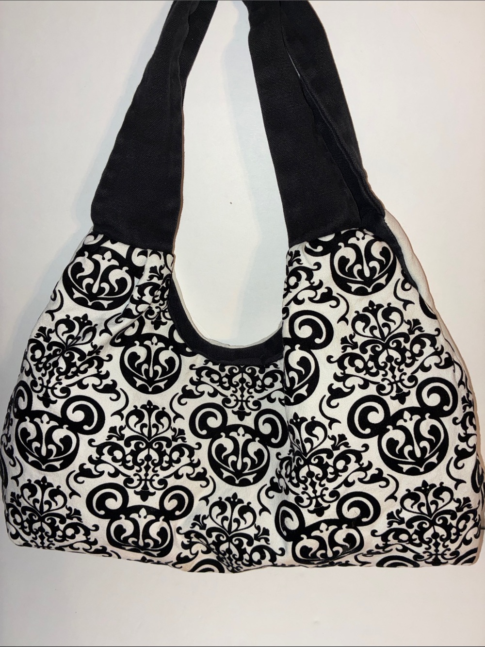 Walt Disney World Bag, Black and White, Mickey Silohuettes